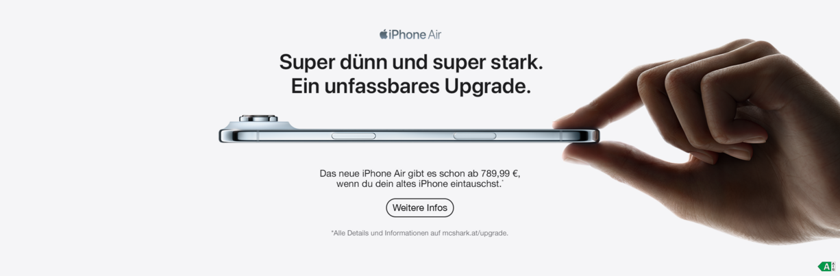 iPhone Air Upgrader Banner